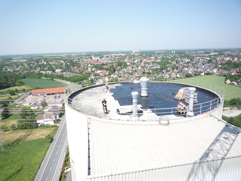 Umbau eines Silos